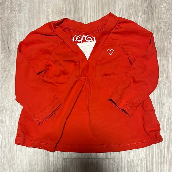 4/$30 Red Kids Long Sleeve Top - Picture 1 of 1